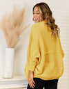 Open Front  Cardigan with Pockets