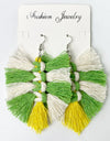 Fringe Detail Dangle Earrings