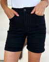 Judy Blue Full Size High Waist Tummy Control Cuffed Denim Shorts