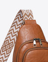 Adored It's Your Time PU Leather Sling Bag