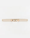 Geometric Double Buckle Elastic Belt