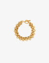 Gold-Plated Toggle Clasp Bracelet