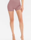 Slim Fit Wide Waistband Sports Shorts