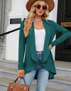 Open Front Long Sleeve Cardigan