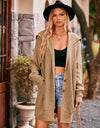 Dropped Shoulder Long Sleeve Cardigan