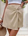 Twisted High Waist Skort