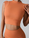 Mock Neck Active Tank