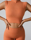 Mock Neck Active Tank