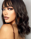 Natural Looking Synthetic Full Machine Bobo Wigs 12''