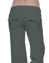 Mid Waist Pants with Pockets