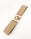 Alloy Buckle Elastic Belt