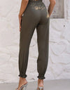 Paperbag Waist Pants with Pockets