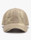 Distressed Adjustable Cotton Baseball Cap
