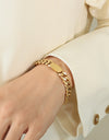 18K Gold-Plated Titanium Steel Bracelet