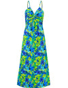 Twisted Printed V-Neck Cami Dress