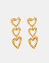 Titanium Steel Heart Earrings