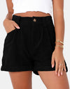Full Size High Waist Shorts with Pockets