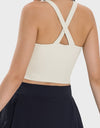 Crisscross Grecian Neck Active Cami