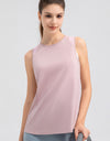 Round Neck Wide strap Active Tank