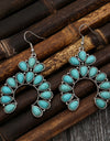 Artificial Turquoise Drop Earrings