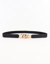 Zinc Alloy Buckle Elastic PU Belt