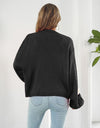 Floral Open Front Long Sleeve Cardigan