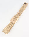Irregular Buckle Braid Belt