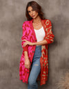 Leopard Button Down Longline Cardigan