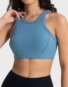 Wide Strap Cropped Sport Tank