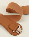 Alloy Buckle Elastic Belt