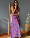Twisted Printed V-Neck Cami Dress