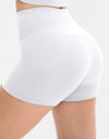 Slim Fit Wide Waistband Sports Shorts