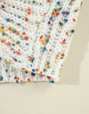 Twisted Confetti Boat Neck Sweater