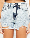 Kancan Full Size Distressed High Waist Denim Shorts