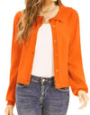 Collared Long Sleeve Button Down Cardigan