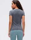 Round Neck Short Sleeve Active T-Shirt