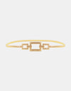 Square Shape Zinc Alloy Buckle Iron Belt