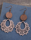 Geometric Cutout Dangle Earrings