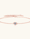 Inlaid Moissanite 925 Sterling Silver Bracelet
