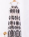 Full Size Printed Spaghetti Strap Cami Dress