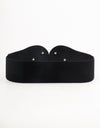 Alloy Buckle Elastic PU Belt