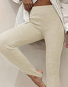 Ribbed Mid Waist Leggings