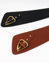 Irregular PU Leather Belt
