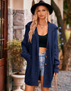 Dropped Shoulder Long Sleeve Cardigan