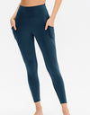 Slim Fit Long Active Leggings with Pockets