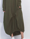 Full Size Round Neck Long Sleeve Sweatshirt Dress