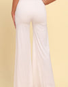 High-Rise Pull On Split Pants