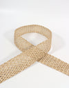Irregular Buckle Braid Belt