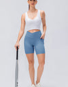 Slim Fit V-Waistband Sports Shorts