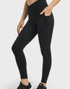 V-Waist Yoga Leggings with Pockets